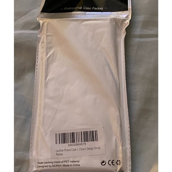 # 4 - Google Pixel 6A Gray leather phone case cover - Picture 2 of 10